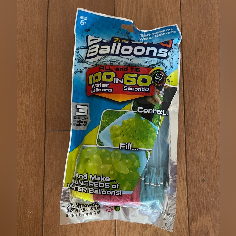 Fill and Tie 100 in 60 seconds Water Balloons Brand New Pack